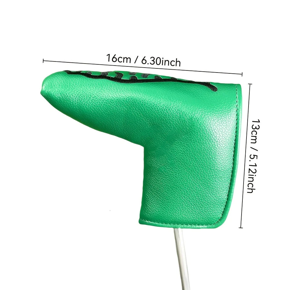 Golf club cover manufacturer Direct sales of putter covers One-piece right-angle square putter head protection cap for golf clubs 250410