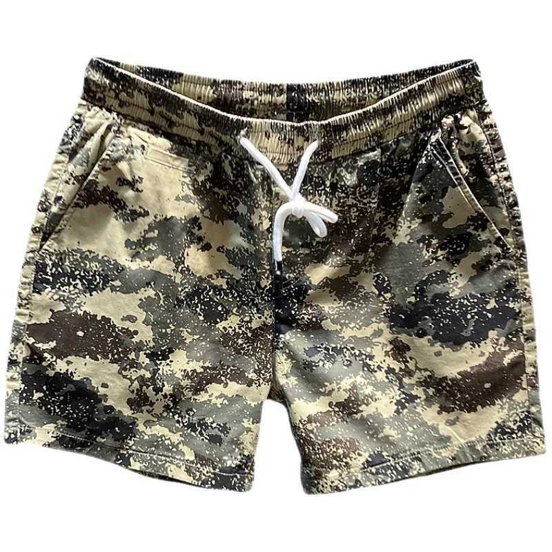 Camouflage four point casual shorts mens fashion fully matched trend loose summer slim trend brand wearing summer beach pantsW250410
