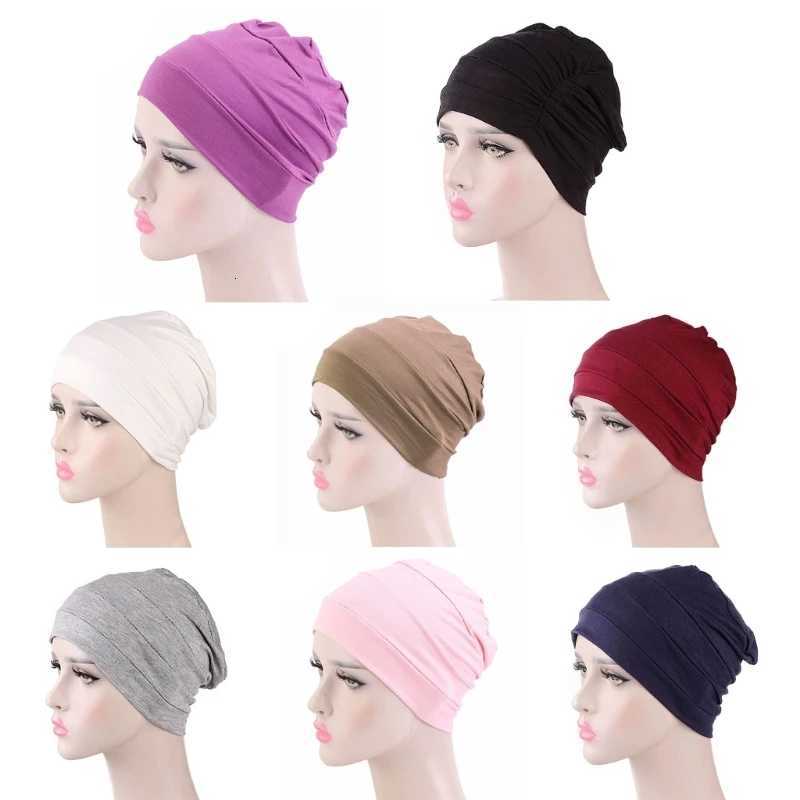 Comfy Chemo Cap Skullies Beanie Chemo Hats For Women Cancer Headwear Cap Under Hat Casual Headwear for Head wrapXJ251110