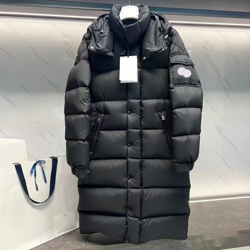 Mens Downs Coats Long Jackets Fur Trench Puffy Down Jacket Classic Hooded Designer Tops Button Windbreaker Warm Top Down Coats