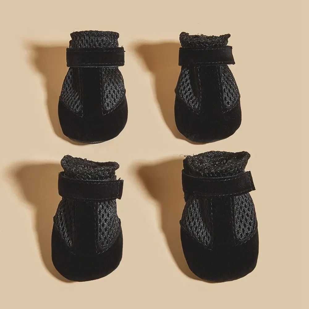 4 pieces/set of comfortable pet rain boots anti slip protection dog care mats easy to clean breathable dog boots indoor T2504010
