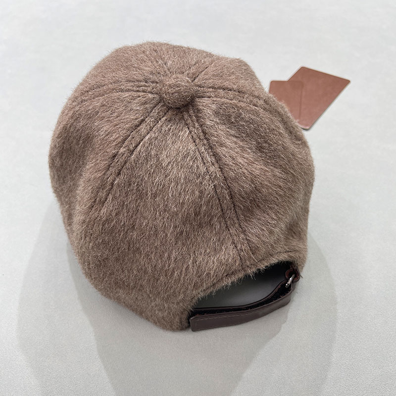 Luxury Designer Women's Cashmere Wool Baseball Cap 2025 Fall Winter New Letter Embroidery Wool Blend Hat Two Colors One Size High Quality S1128