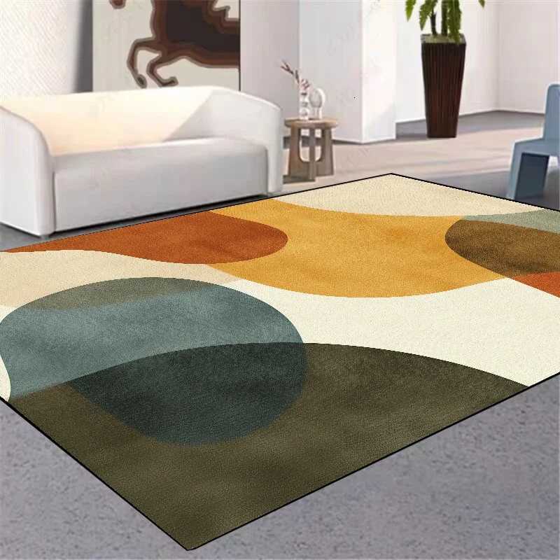 Modern Geometric Abstraction Large Carpet for Living Room Decor Sofa Area Rug Y251110
