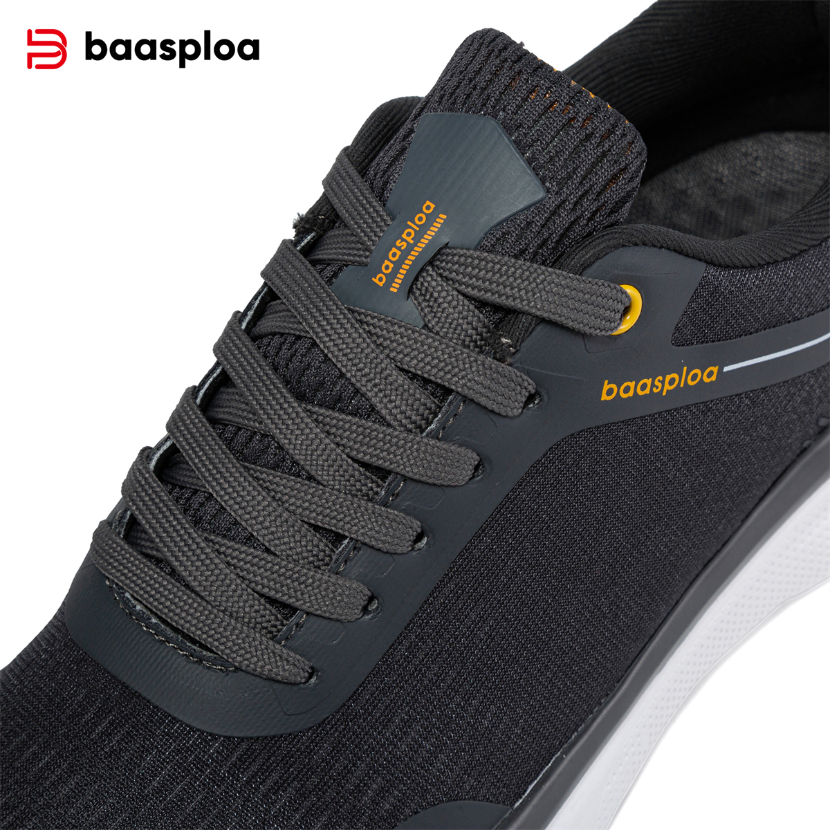 Baasploa Mesh Breathable Sneakers Running Shoes Lightweight Men Sports Shoes Male Outdoor Casual Shoes