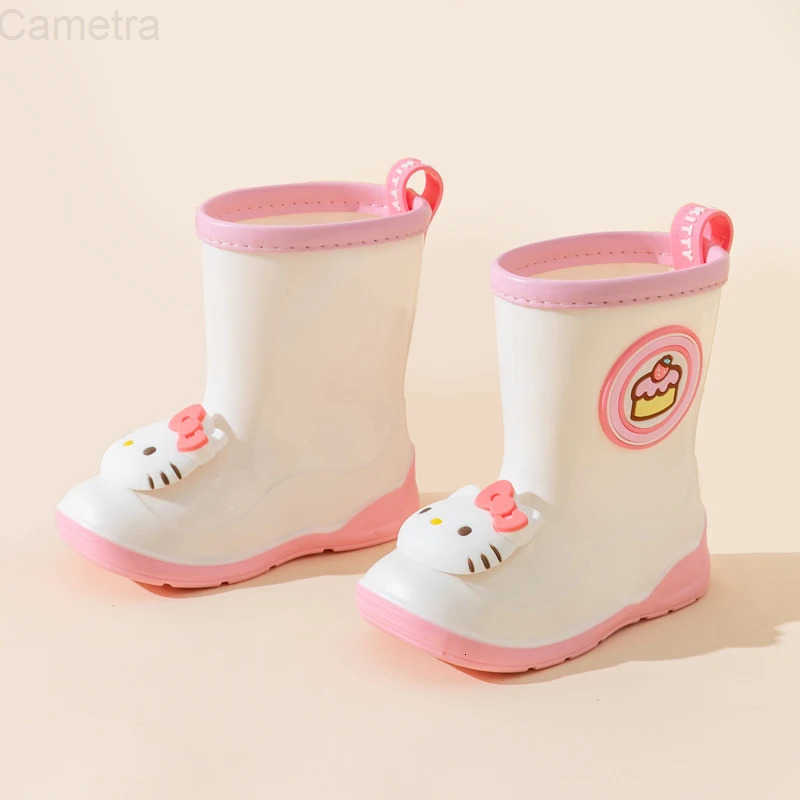 Sanrio HelloKitty Kids Rainboots - Waterproof Rain Boots For Boys And Girls Ideal For Rainy Days Water Play H251110