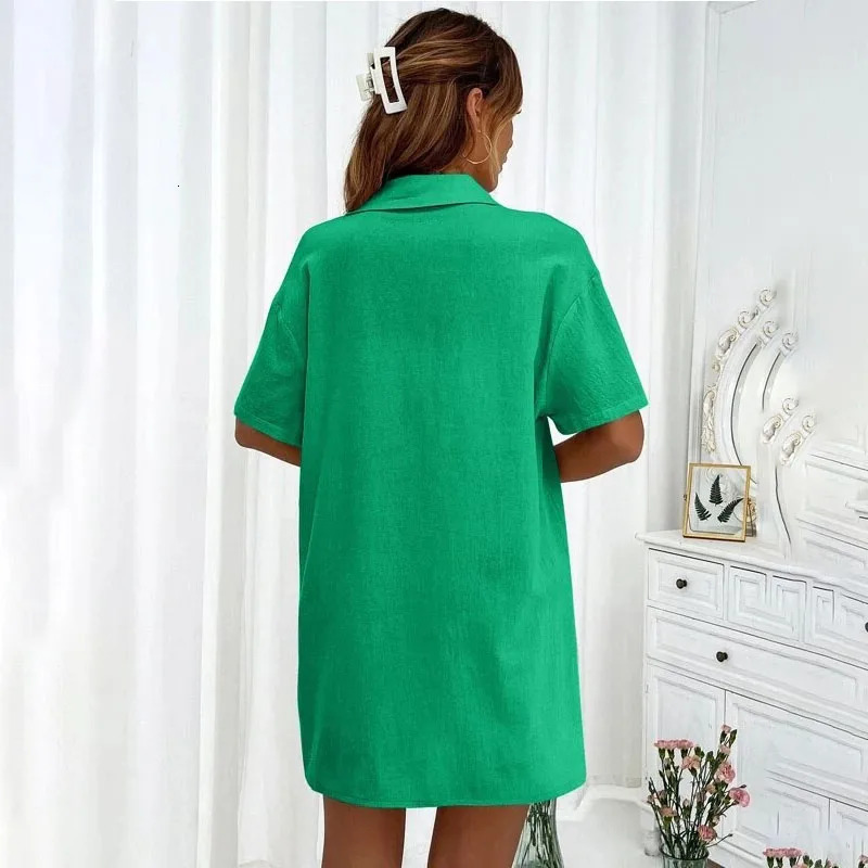 Solid color casual loose womens shorts set elegant summer womens two-piece set full set womens clothing 250409
