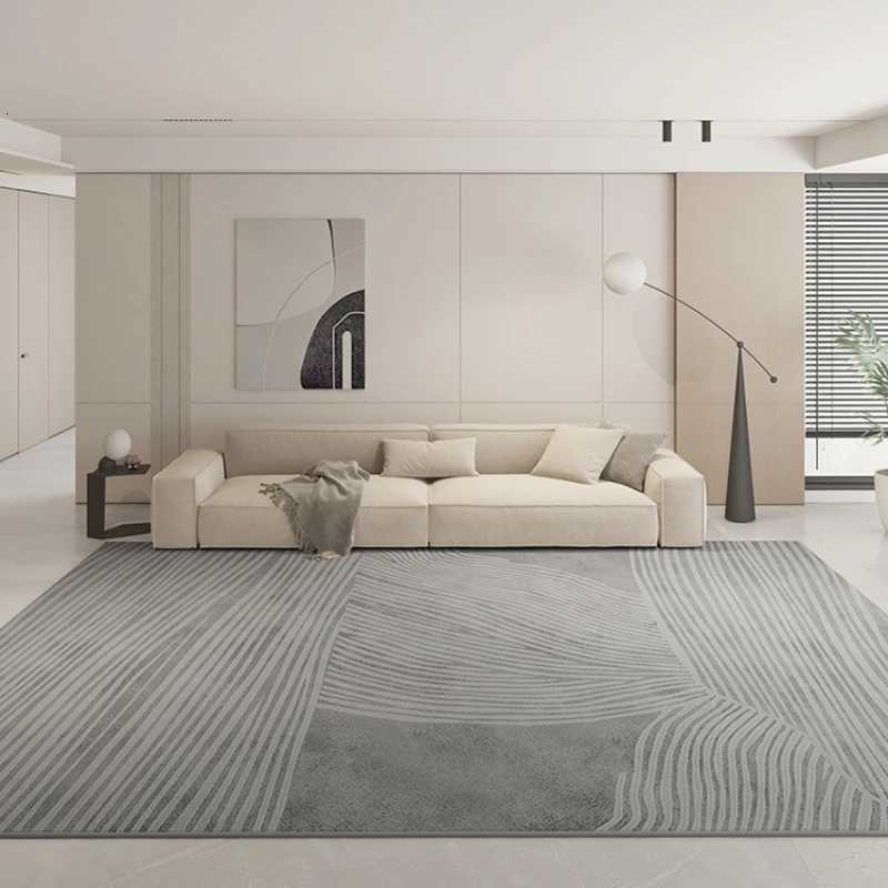 Modern Minimst Living Room Decoration Carpet Large Area grey Rugs for Bedroom Study Rug lounge Floor Mat Y251110