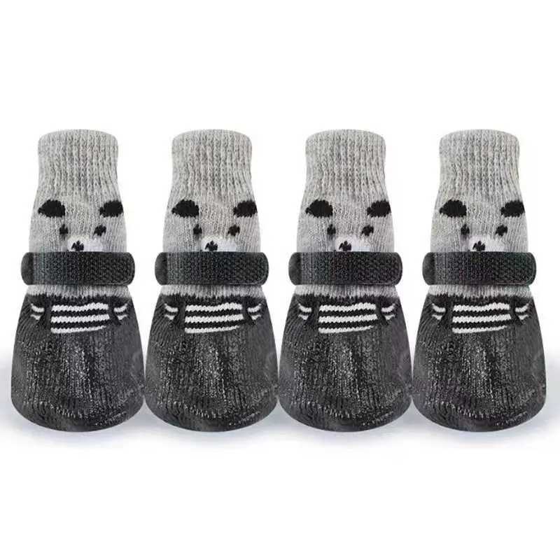 New Arrival Dogs cats boots socks waterproof dog shoes rain boots snow pet boots anti slip mini dog socks adjustable drag Z250410