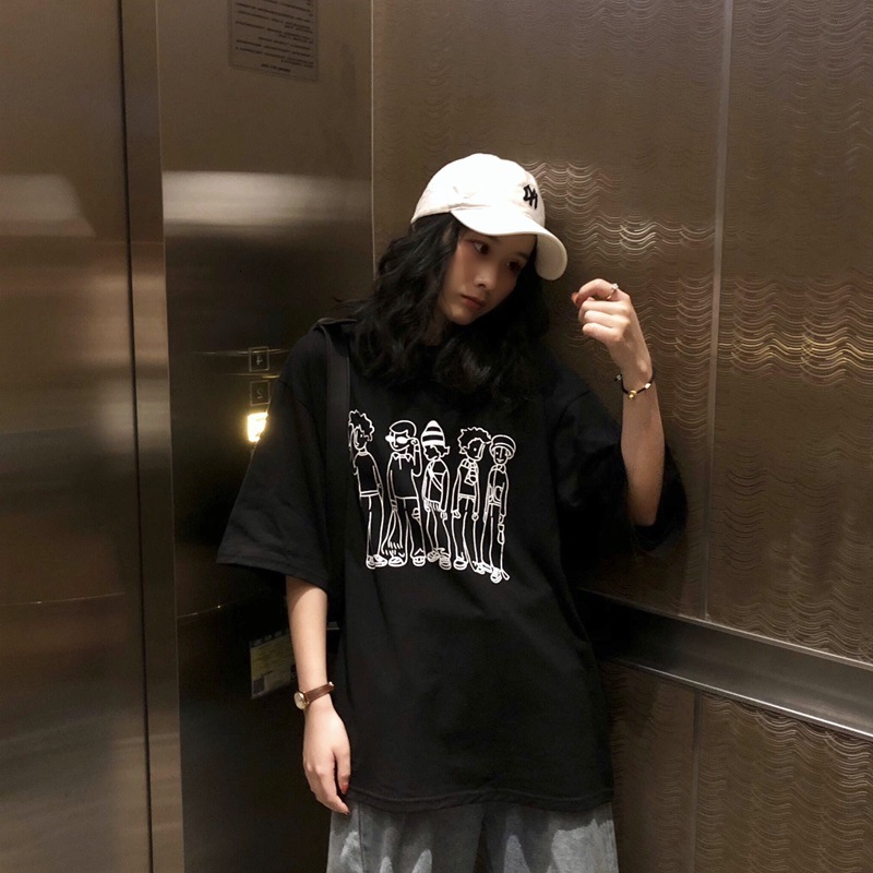 2025S Designer Women s T shirt Short Sleeved Loose And Versatile College Style Top Fashionable Summer New Trend Outdoor Casual Round Neck Shirt