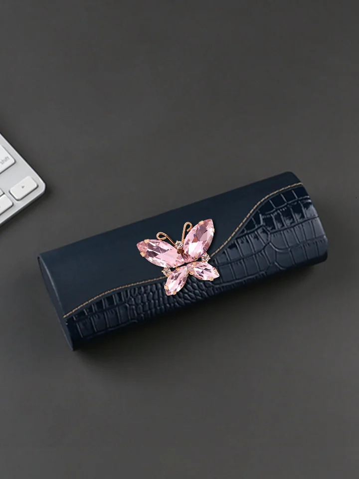 Womens glasses case with elite perfect for Myopia glasses crazy style decoration 250409