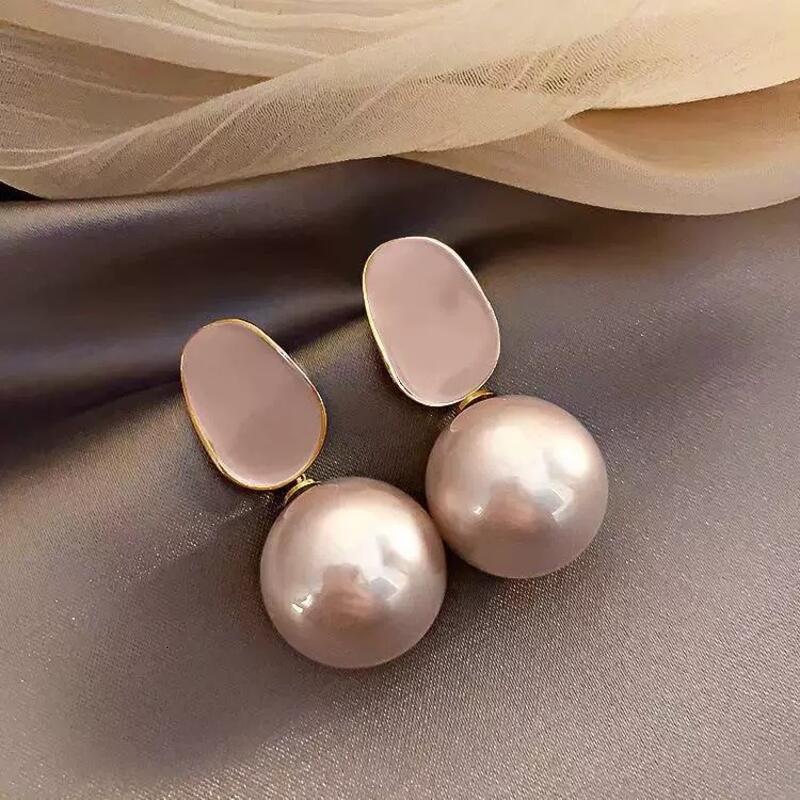 Chic Gold Sier Ball Drop Earrings Lightweight, Stylish Design Effortless Elegance, Perfect For Everyday Wear TY