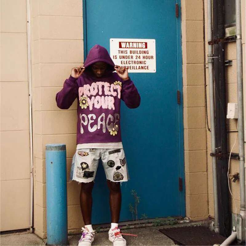 American Fashion Vintage Hip Hop Hot Dia Hoodie New Letter Print Men Women Loose Long Sleeve Personality Streetwear Top