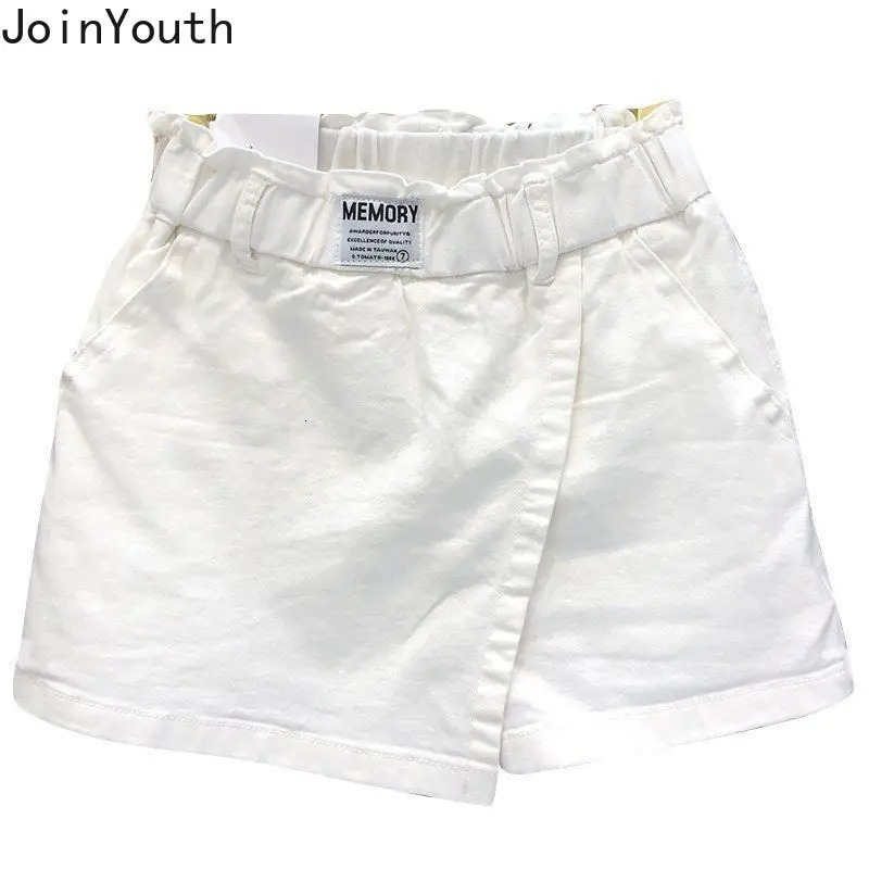 White dress womens high waisted cotton summer Jupe Faldas Mujer De Moda fashionable casual body mini Y2k skiing South Korea Saia 250410