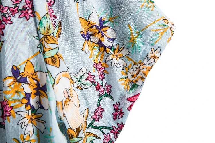 Floral Hawaiian Aloha Shirt Mens 2022 Summer Short sleeved Quick drying Beach Clothing Casual Button Vacation Clothing Chemical Mens Clothing X250410