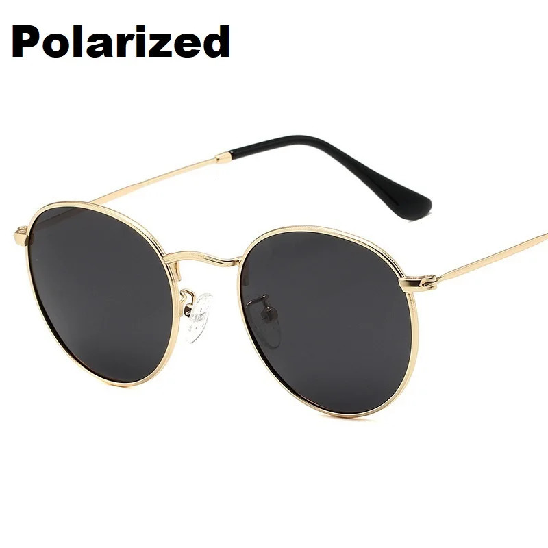 Classic Polarized Sunglasses ner y Round for Men Retro 250410