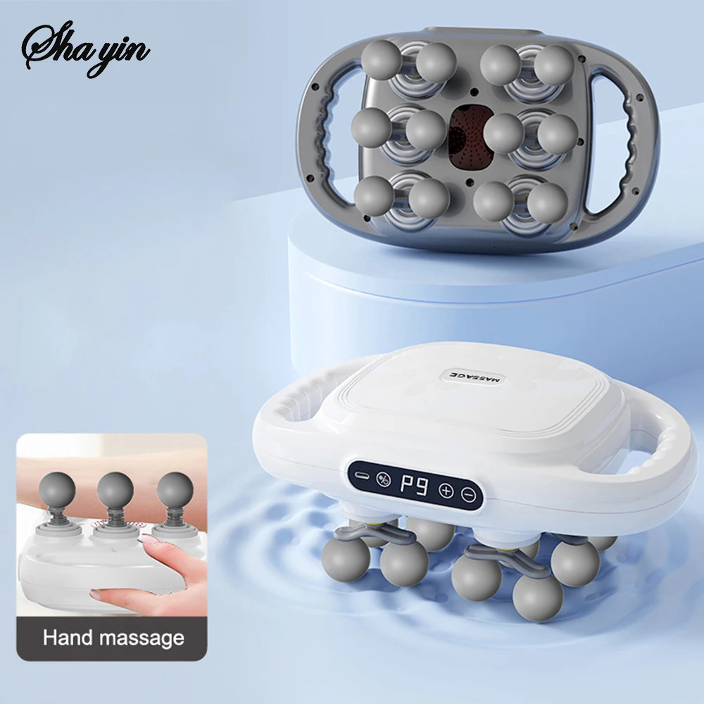 612-Head Deep Muscle Massager Gun High-Frequency Vibration Fascia with for Relaxation And Back Pain Relief 250409