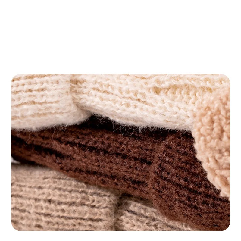 Winter Undercap for Children Cute Baby Ear Protection Knitted Hat Warmth Wind Protection Kids Beanie Hats 13Y 251103