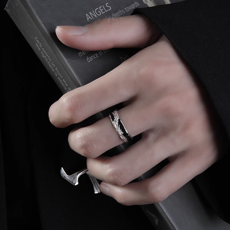 Designer Ring Free Shipping Price Shadow Green Ring Men Trendy Fashion Personality High-end Fashion Ring Versatile Single Ring Open Gift Ring Women