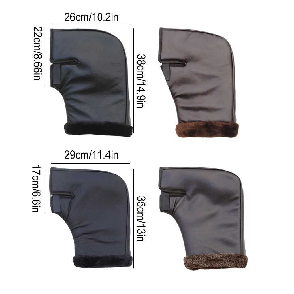 Motorcycle Handlebar Muffs Gloves Winter Warm Handle Waterproof Windproof Motorbikes Thermal Cover Motorcycle Accessories S25118