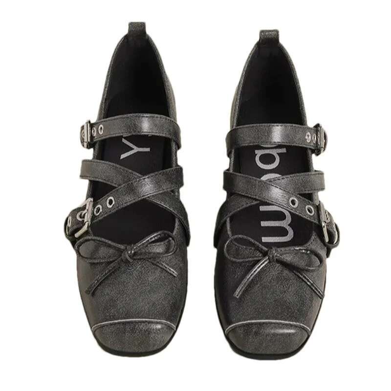 Designer Bow Women Ballet Flats Loafers Summer Fashion Sandals 2025 Sneakers Mary Jane Shoes Mujer Atos