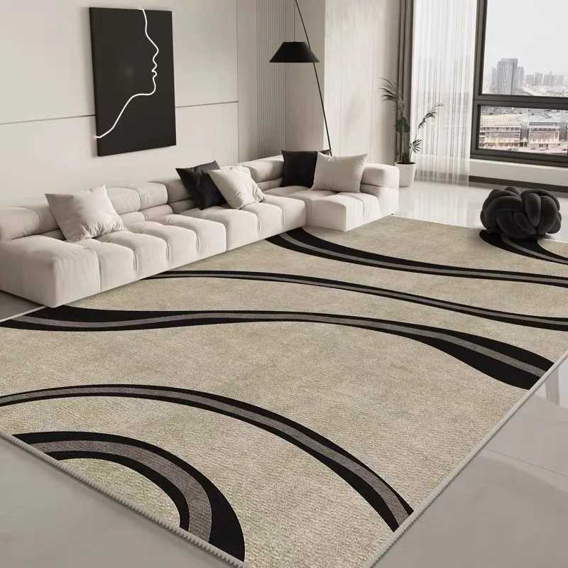 VIKAMA Light Luxury Living Room Carpet Home Non-Slip Sofa Coffee Table Blanket Bedroom Room Decoration Cloakroom Floor Mat Y251110