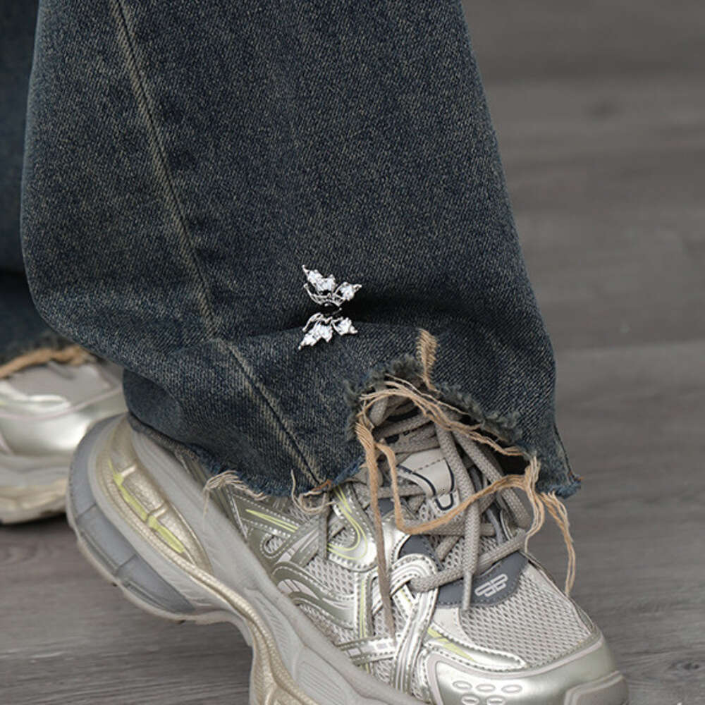 New Chinese Style Ink Butterfly Buckle Detachable No-Sew Tightening Artifact Fashion Versatile Waist Accessories for Women