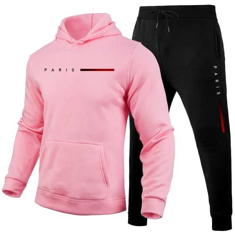 Male Casual Tracksuit 2pcs Set Urban Fashion Hoodies and Sweatpants High Quality Mens Home Outdoor Comfortable Sportswear W251110