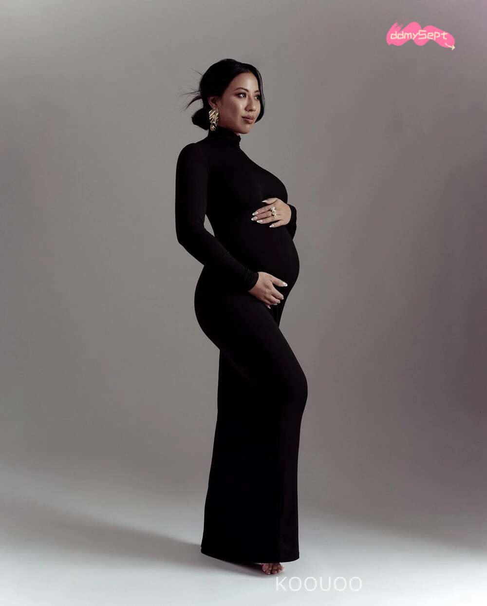 Maternity For Photoshoot Pregnancy Women Bodycon Maxi Long Dresses Clothes for Pregnant Photography Babyshower Props ddmySept