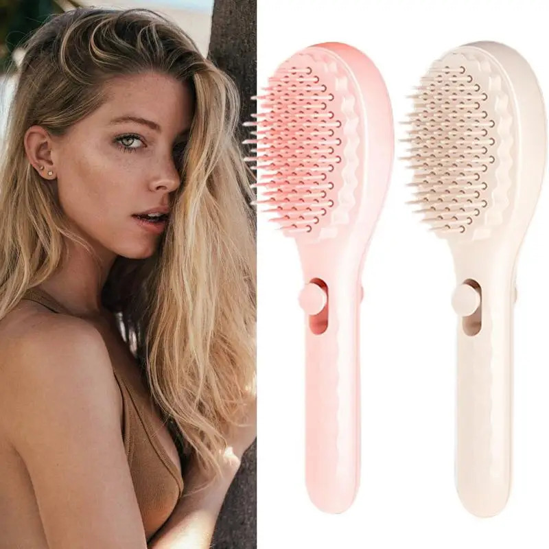 Portable Telescopic Comb with Scalp Massage Self-Cleaning Womens Salon Styling Tool Compact Magices Comb 251107