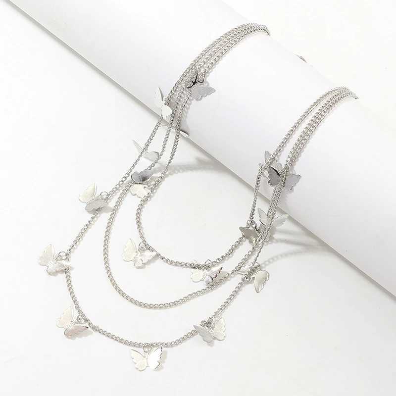 Man pants chain Mti layer hip-hop keychain Trouser jewelry gold silver punk street belt chain X250410