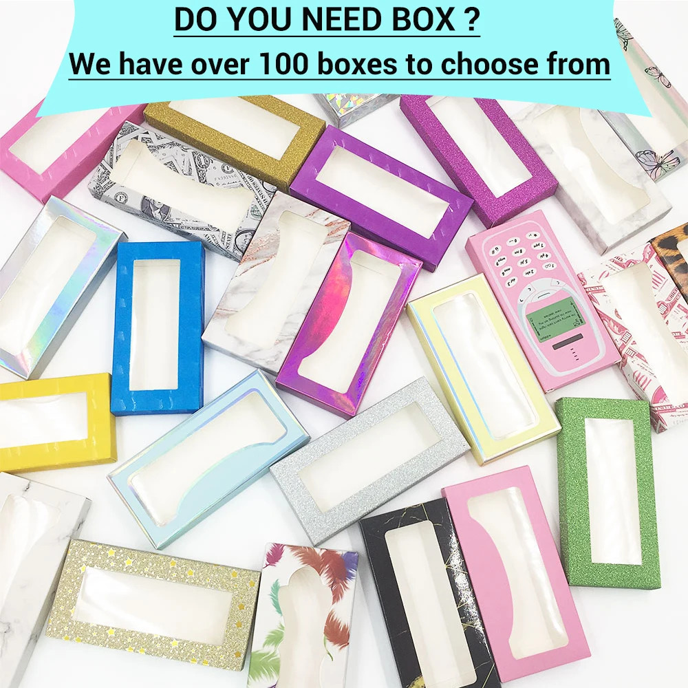 Wholesale 22-25MM Mink Eyelashes Messy 5D 8D Mink Lashes Makeup Supplies Bulk Wispy Fluffy False Eyelashes Box Package Vendor 250409
