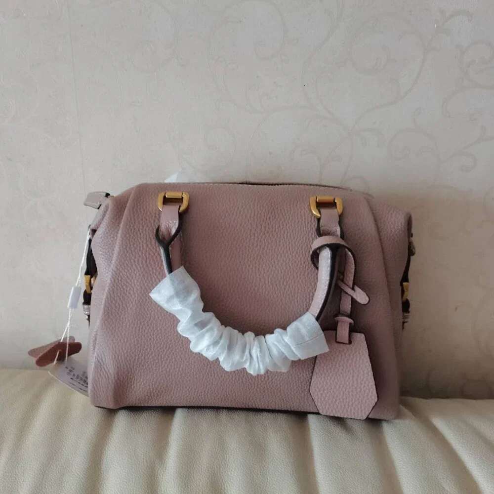 2025 Genuine Advanced Leather Hand Women's Handbag Large Boston All-Match Female Shoulder Bag Casual Tote Bags