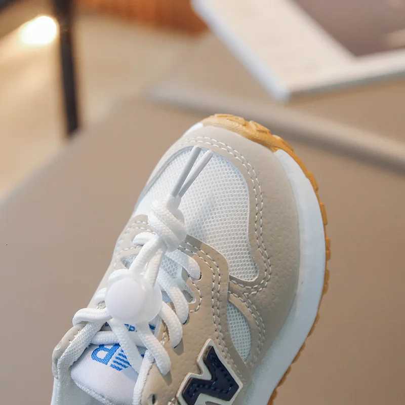 Summer Spring Kids Breathable Mesh Outdoor Sports Shoes Non-slip Wear-resistant Lace-up Casual Toddler Sneakers for Boys GirlsT251110