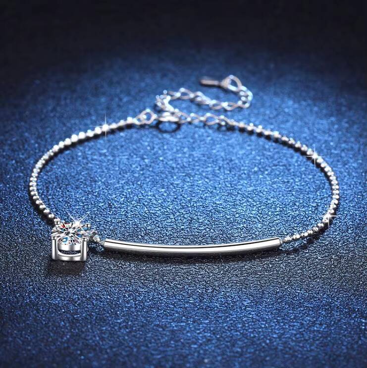 S925 Sterling Silver Bracelet Anklet Female 1 Franz Klammer Sangshi Bracelet Female