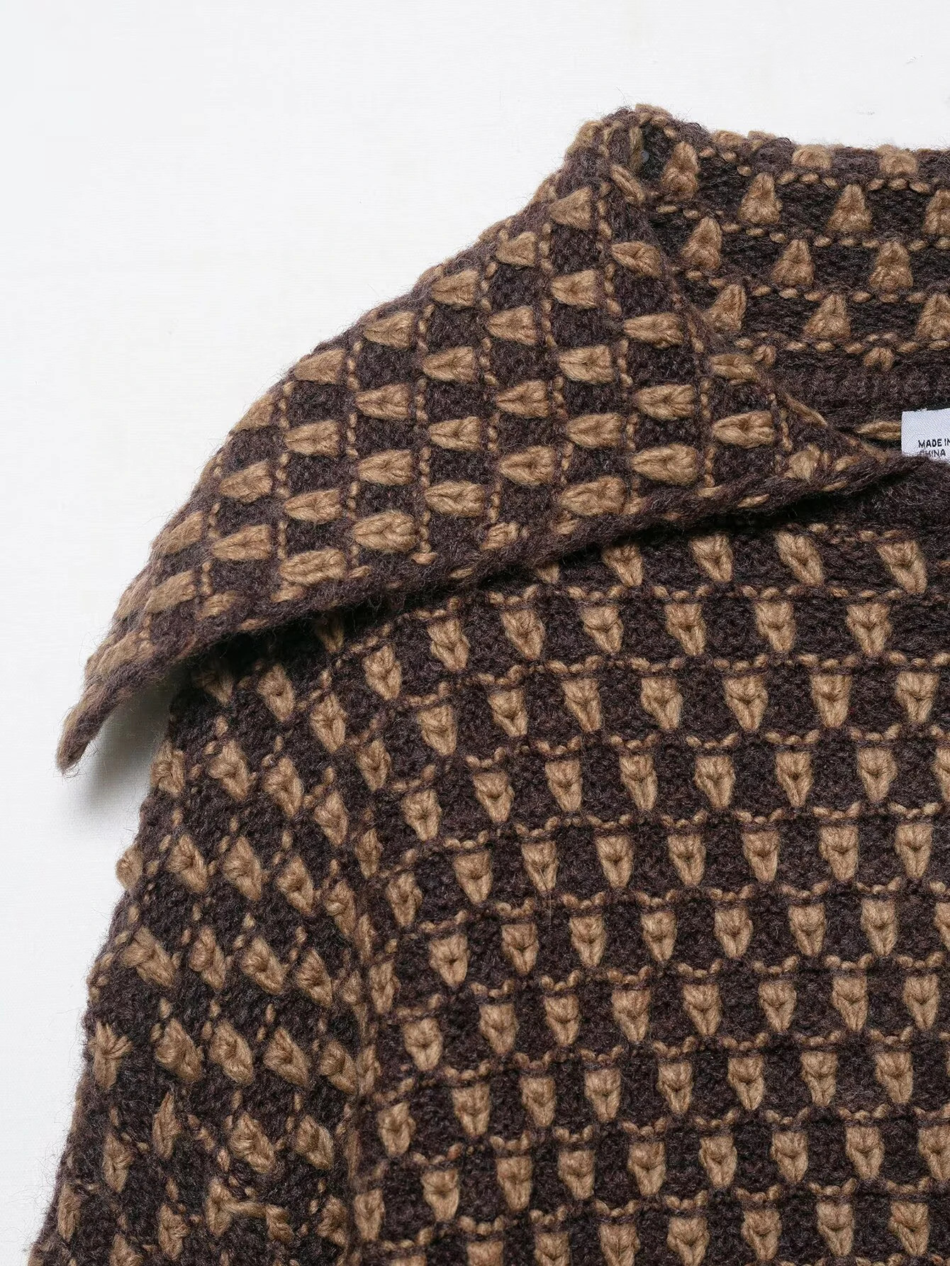 Korean style womens autumn and winter loose and slimming casual knitted cardigan temperament jacket 251103