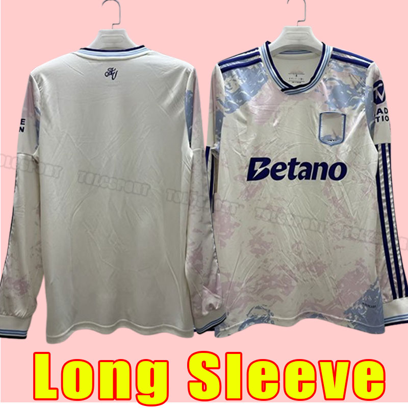 Long sleeve Aston KAMARA 2025 2026 Villa Soccer Jerseys WATKINS BUENDIA 25 26 Home Away Third McGINN EL GHAZI DOUGLAS LUIZ MINGS KONSA Football shirt men Fans