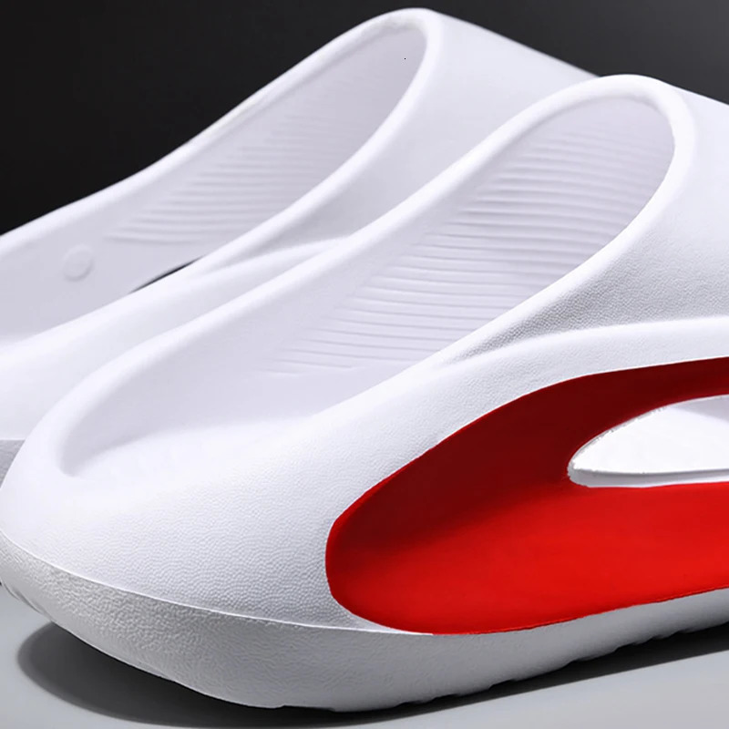 Summer Thick Bottom Sliding Shoes Mens and Womens EVA Soft Bottom Indoor Sliding Sandals Lightweight Beach Shoes Mens Sliding Shoes 250408