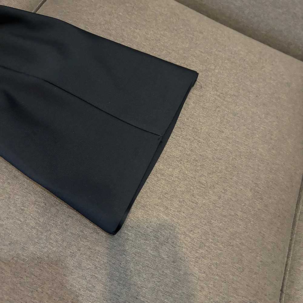 TWOTWINSTYLE Solid Spliced Diamonds Slimming Dresses For Women Strapless Sleeveless Backless Chic Dress Female Fashion KDR524979 W251110