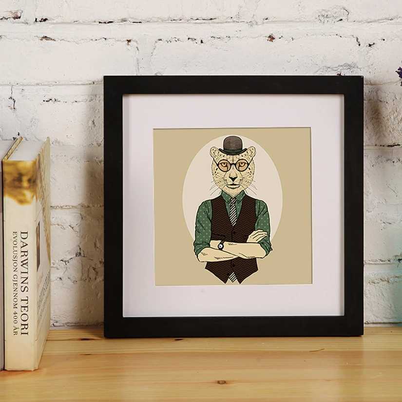 Nature Wooden Square Picture 30X30 35X35cm Plexiglass Include Poster Frames For Wall Hanging Photo Frame L251110 H260306