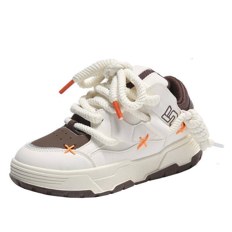 2025 New Xiaobai Spring and Autumn Women's Sports Height Increasing Multi functional Leisure Thick soled Designer Fashion Board Shoes
