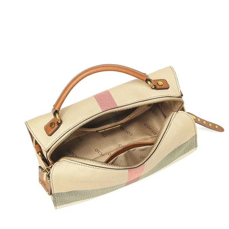 COCIO Fashionable Multi-Purpose Tote for Women - Stylish Color Block Design with Extra Room