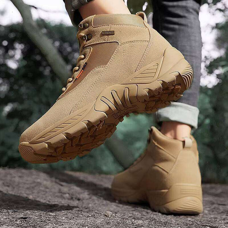 2025 New Men's Outdoor Waterproof Non-Slip Trekking Camping Sports Shoes