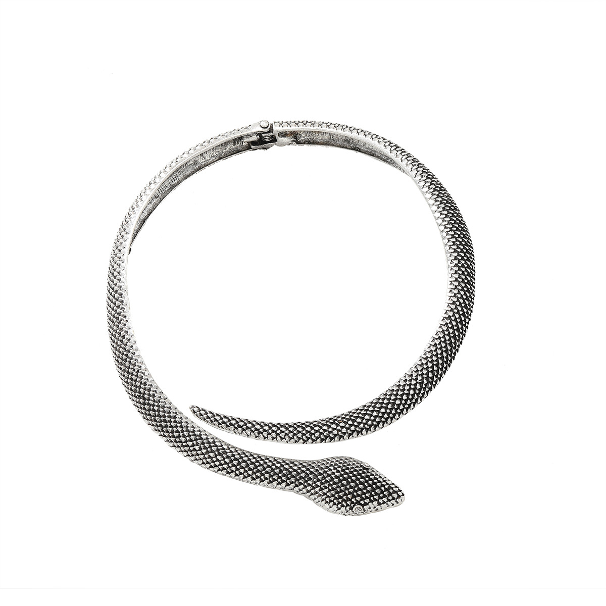 Retro Trendy Style Necklace Snake Shaped Collar Summer Daily Wear Boutique Accessory Collar Exquisite Gift