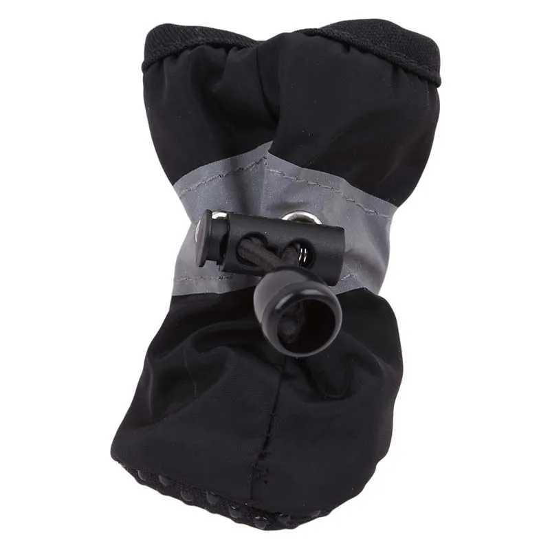 New 4-piece waterproof pet dog shoes anti slip rain boots thick and warm suitable for small cats dogs puppies socks boots T2504010