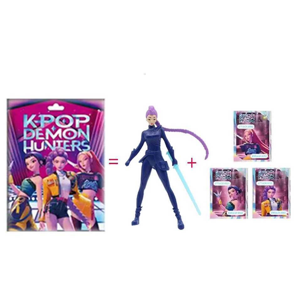 NEW Kpop Demon Hunters Figure Cartoon Hunters Tiger Rumi/Mira/Zoey Action Figure PVC Desktop Decoration Model Doll Toy Kids Gift Z251110
