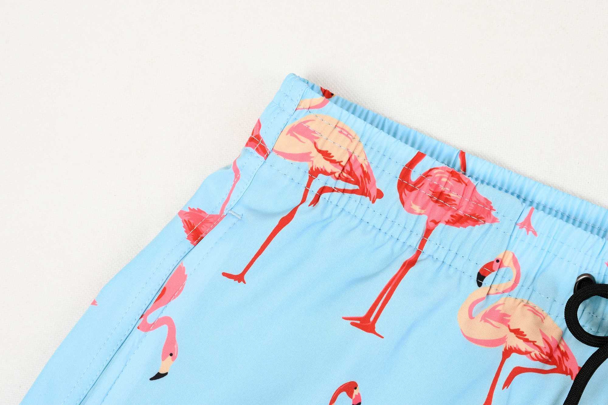 Summer new polyester digital printing shockproof and fast drying Plus size boxing swimming drying suitable for hot springs. man X250410