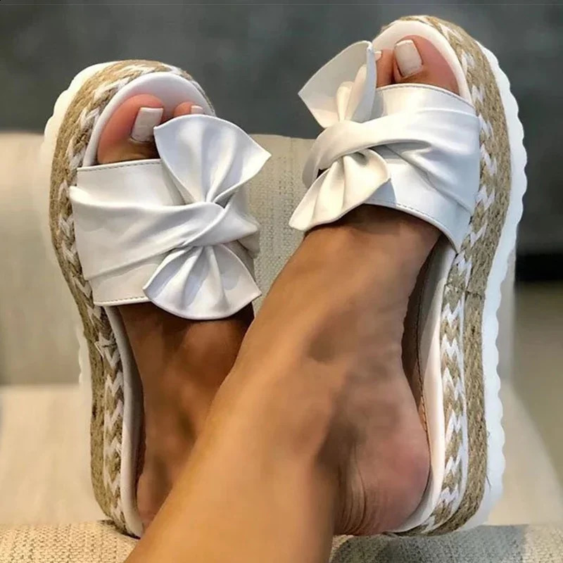 Sandals Women Heels Sandals with Wedges Shoes for Women Platform Sandals Summer Slippers Sandalias Mujer Elegant Summer Shoes 250402