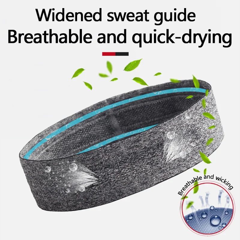 1pcs Sweatband Moisture-Wicking Breathable Men Women Sports Elastic Headband for Fitness gym Running basketball 250410