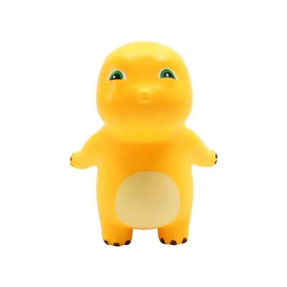 New Arrival Dinosaur character calf milk dragon decompression toy squeeze toy cartoon doll milk dragon squeeze toy yellow slow rebound T250410
