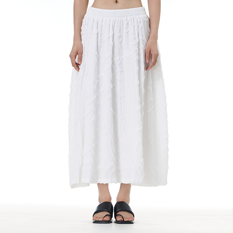 Y8350 Master Japanese temperament skirt 2025 spring new large size women's loose slim skirt